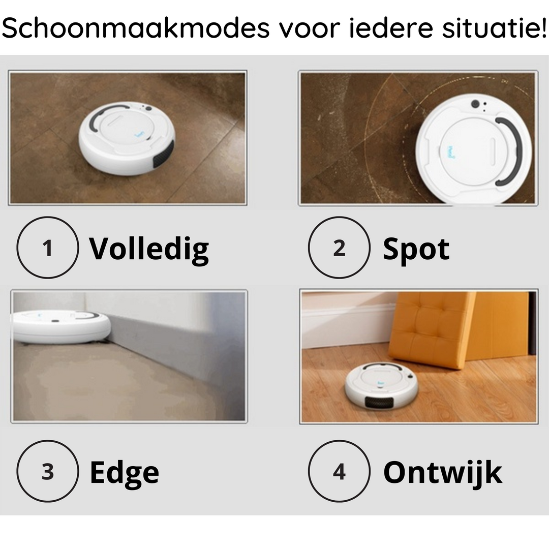 Geavanceerde slimme robotstofzuiger. Automatische vloerreiniging voor een altijd schoon huis.