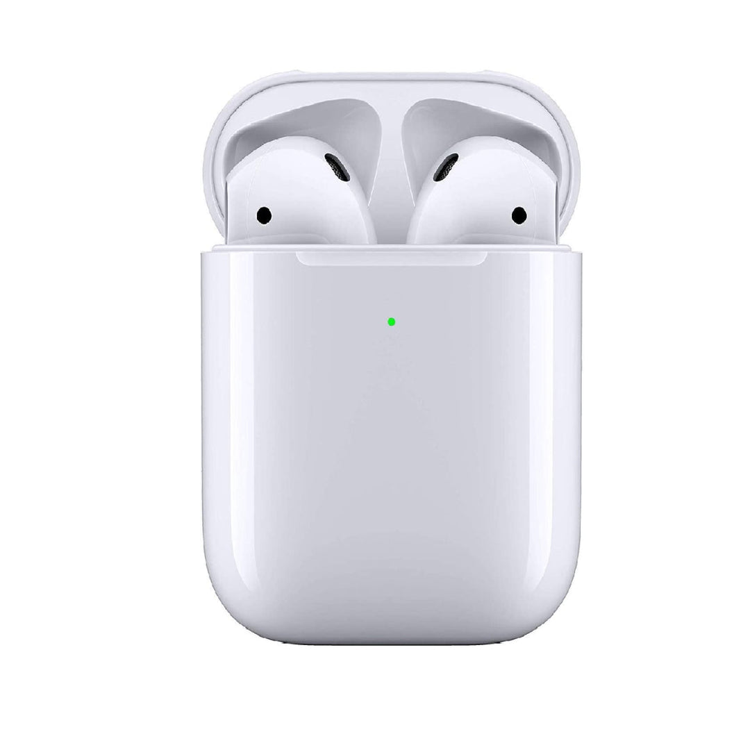 Stijlvolle witte draadloze oordopjes 2e generatie, in-ear design, eenvoudig op te laden met de compacte oplaadcase.