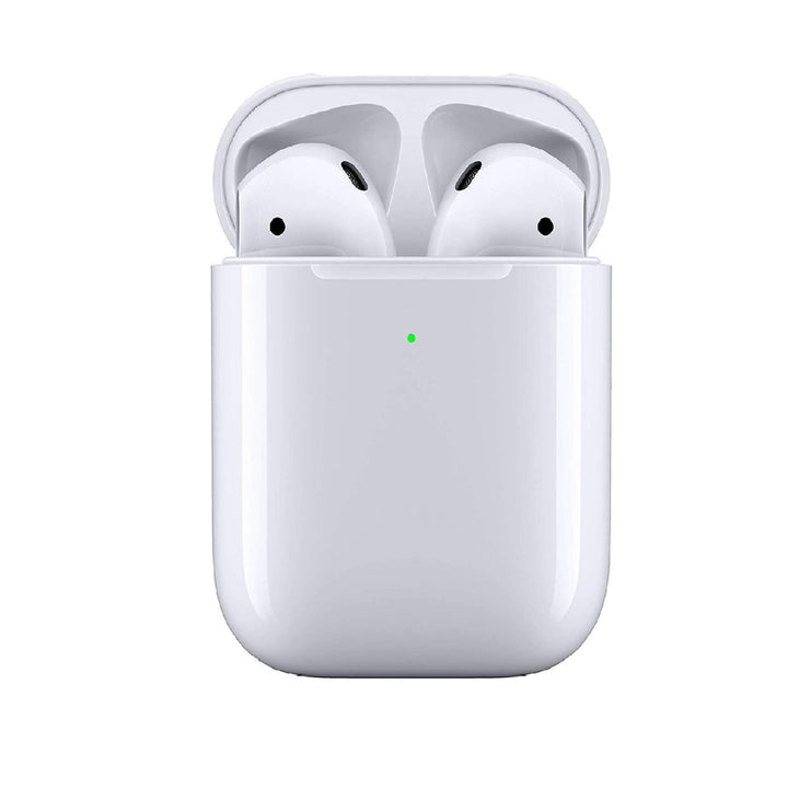 Stijlvolle witte draadloze oordopjes 2e generatie, in-ear design, eenvoudig op te laden met de compacte oplaadcase.