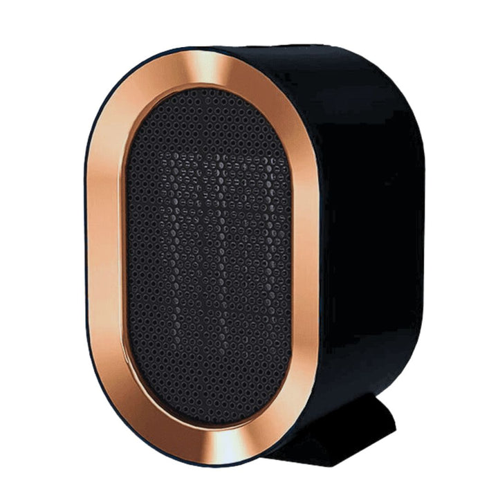 Snelle, energiezuinige witte draagbare verwarmer. Compact design voor effectieve verwarming thuis of op kantoor.