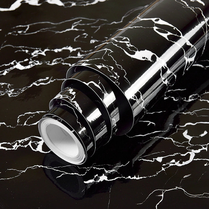 Chique marmerlook folie, waterdicht. Decoratiesticker voor een moderne update van uw interieur.