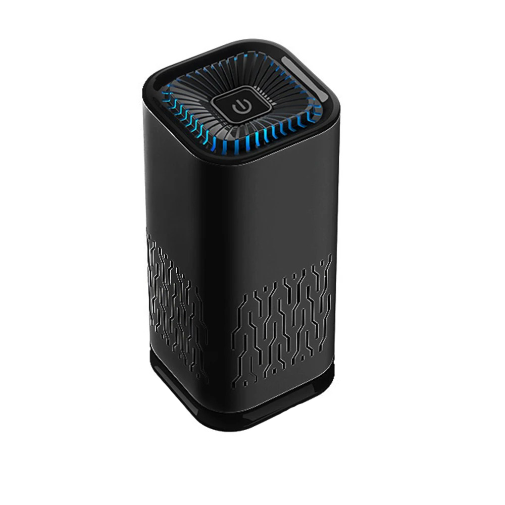 Compacte PetPure luchtreiniger voor een fris en allergeenvrij huis, bestrijdt geuren en verbetert de luchtkwaliteit.