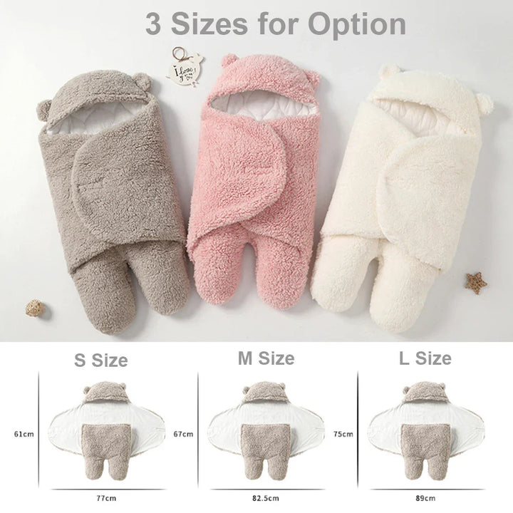 "Zachte babydeken met knusse textuur, perfect voor koude dagen, ultrazacht en veilig voor baby's comfort."