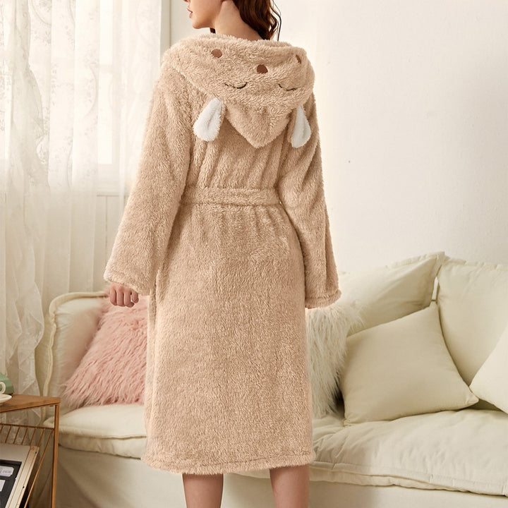 Vrouwen ochtendjas Karina, extra zacht en warm, perfect voor comfort na het baden.