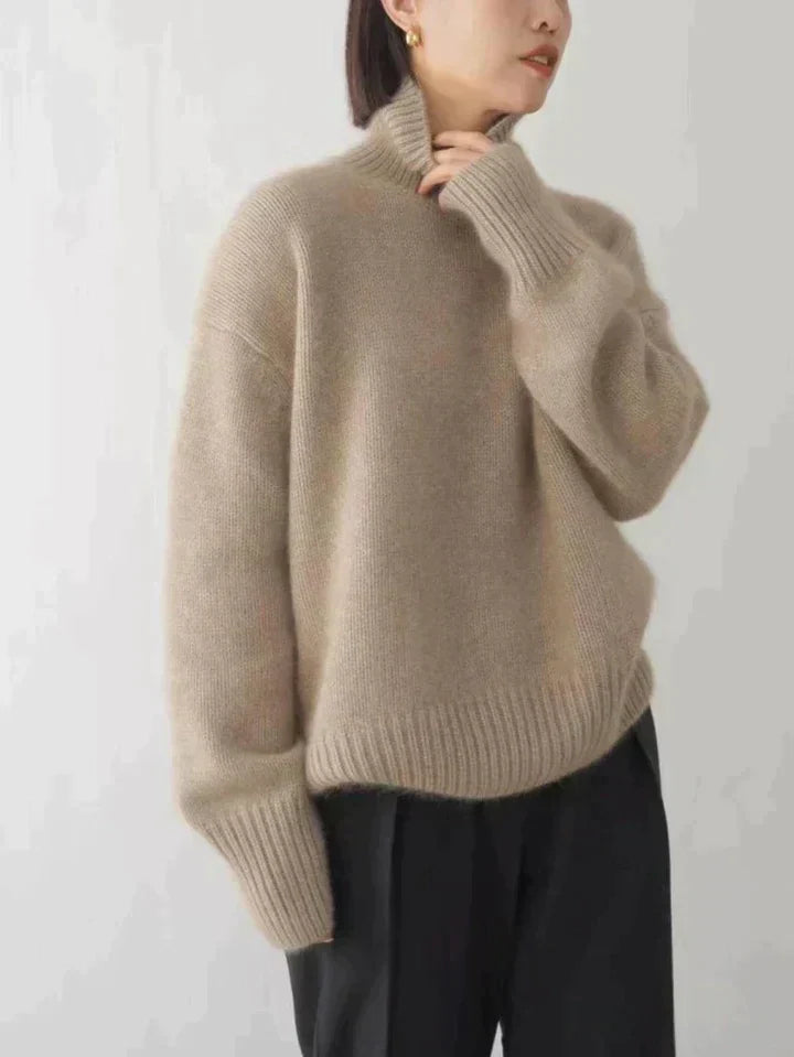 Hoymans luxe kasjmier dames coltrui voor ultiem comfort en warmte op koude dagen. Tijdloze mode.
