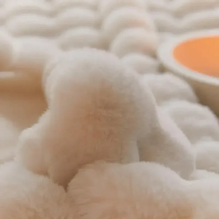 Grote, comfortabele pluche deken voor op de bank of bed, extra zacht en warm.