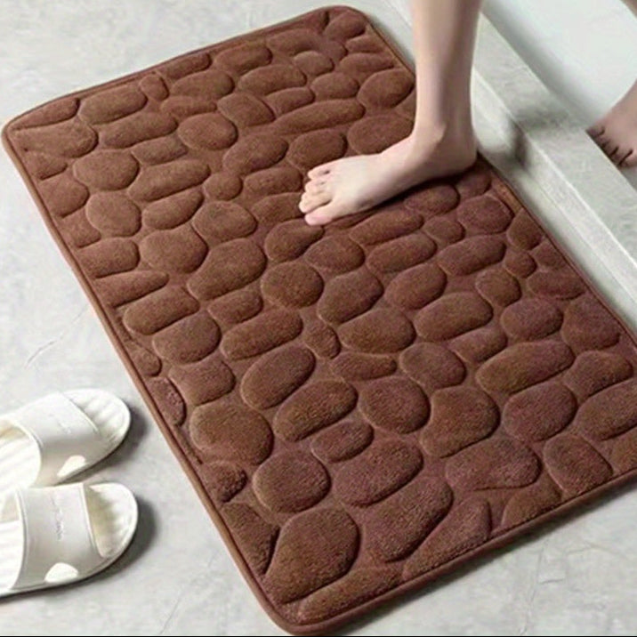 Antislip badmat van duurzaam polyester, zacht en ultra absorberend, veilig voor de badkamer.