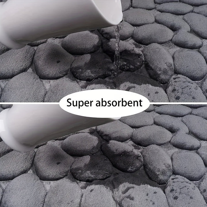 Veilige antislip badmat, super absorberend en zacht, ideaal badkameraccessoire.