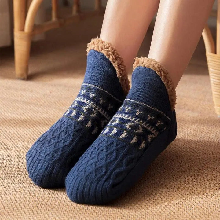 Cosy warme sokken voor mannen en vrouwen, ideaal als indoor sokken met antislip voor ontspannen avonden.