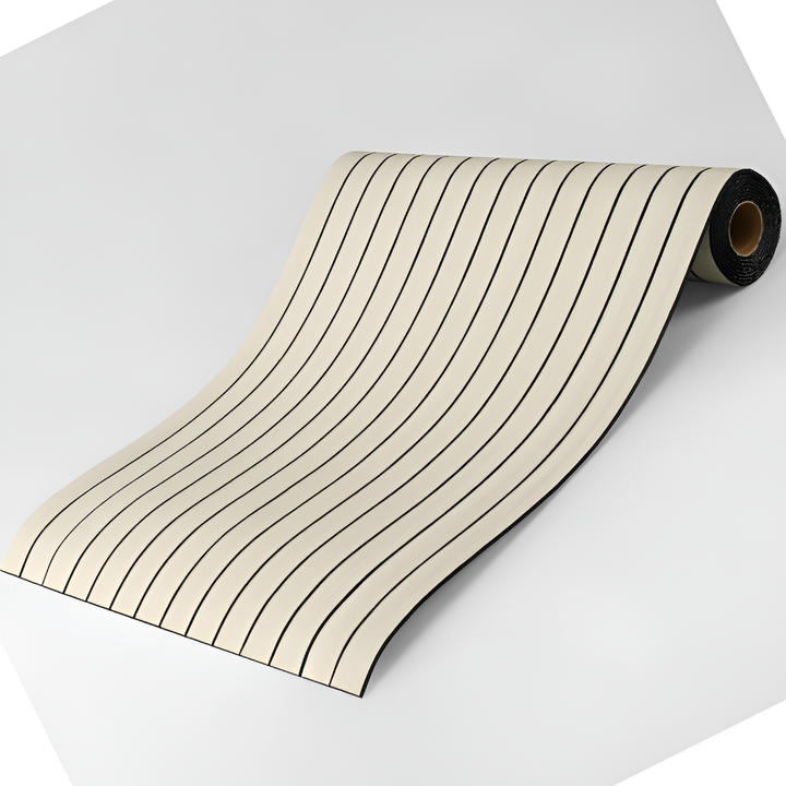 Set van zelfklevende 3D muurpanelen in beige, wit en kaki, creëer eenvoudig een moderne accentmuur.