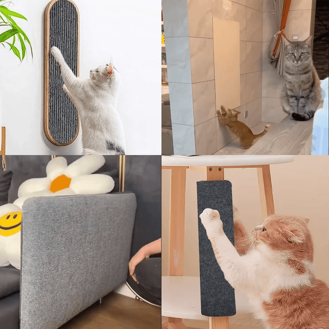 Zelfklevende krasbescherming voor katten, onzichtbare oplossing voor meubels en interieur.