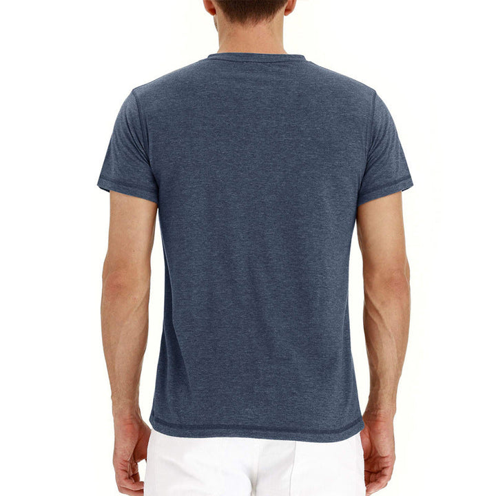 Stijlvol heren t-shirt Finn van ademend katoen, perfect voor warme zomerdagen.