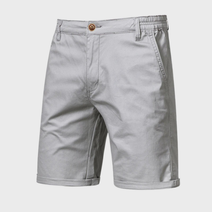 Hoogwaardige katoenen heren shorts, ontworpen voor duurzaamheid en stijl gedurende de hele zomer.