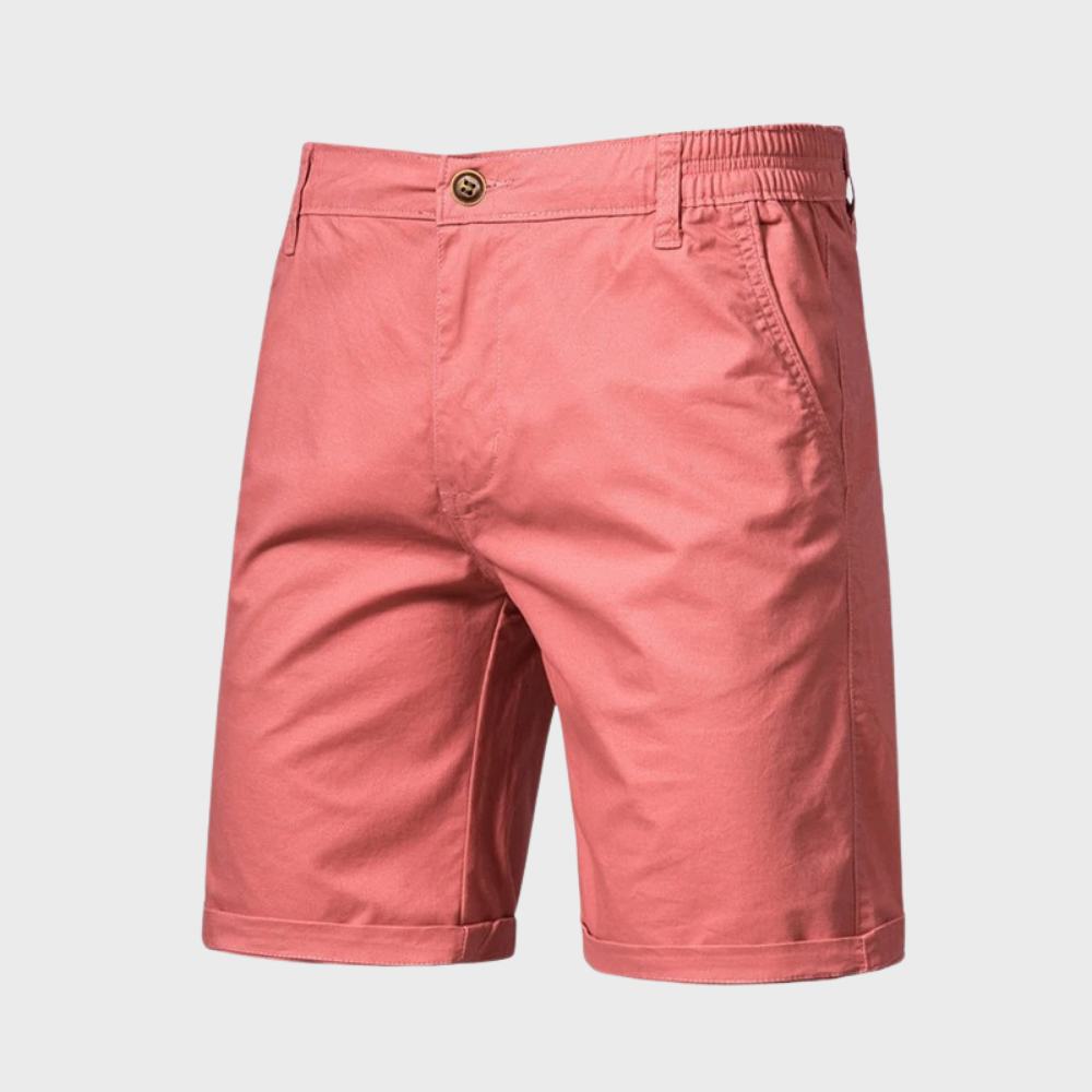 Essentiële zomerse heren shorts, ideaal voor warme dagen en een moeiteloze casual uitstraling.