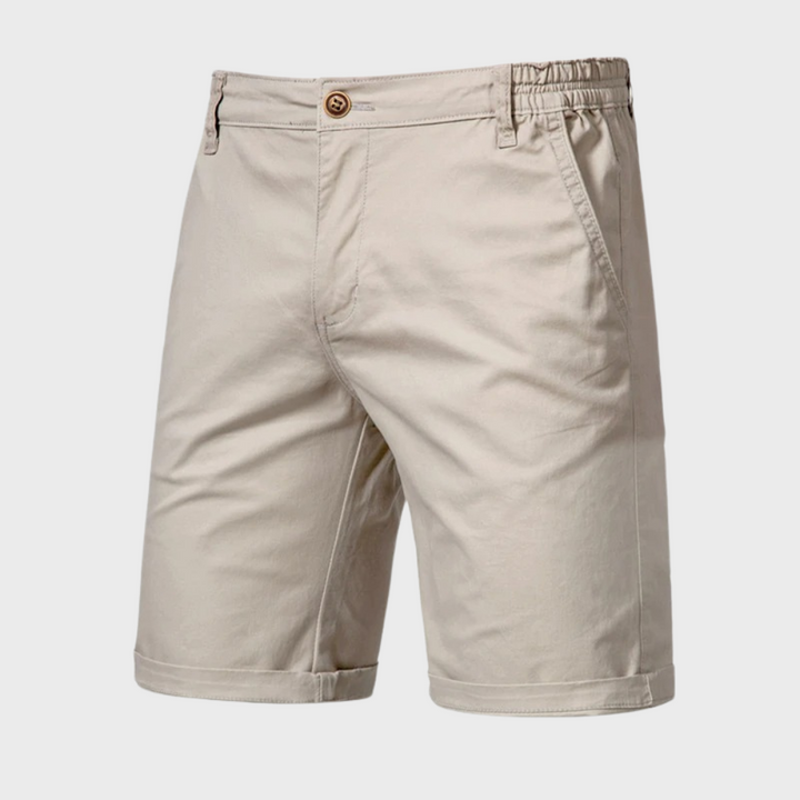 Comfortabele katoenen heren shorts, ideaal als vrijetijdskleding en voor ontspanning in de zomer.