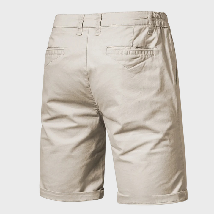 Korte broek heren met elastische taille en trekkoord, biedt ultiem comfort en bewegingsvrijheid.