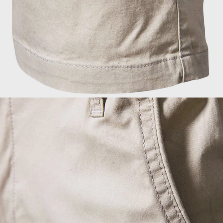 Moderne casual heren shorts, gemaakt van zacht ademend katoen voor optimaal zomercomfort.