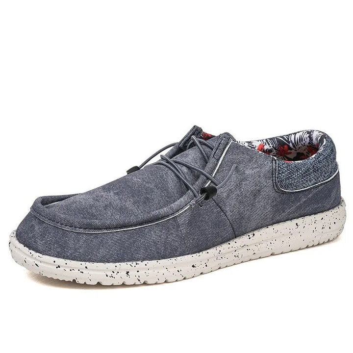 Grijze herenloafers, veelzijdige instappers voor een comfortabele zomerstijl. Ideaal als casual zomerschoenen.