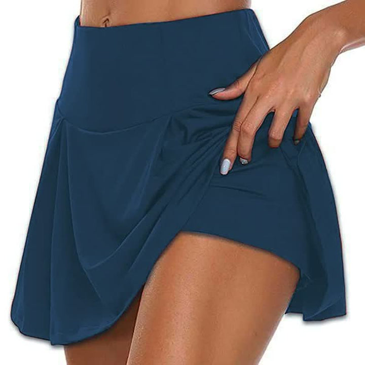 Stijlvolle korte damesrok met binnenbroekje, ShortSkirt™, elegant en praktisch voor elke gelegenheid.