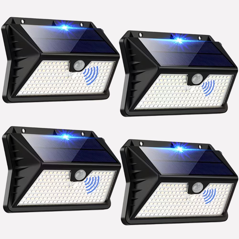 Veilige draadloze buitenlamp met bewegingssensor, ideaal voor oprit of terras. Energiezuinig.