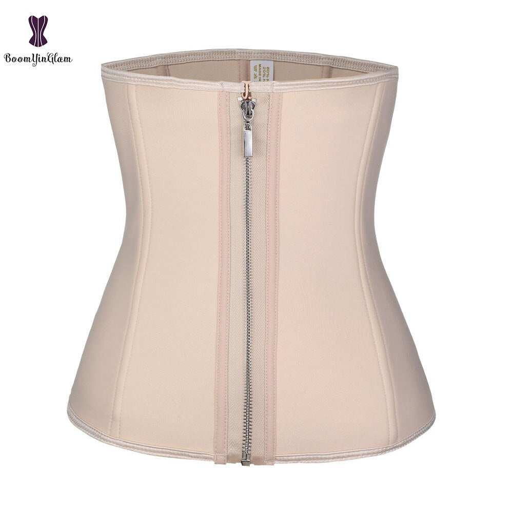 Zwart dames afslankband corset. Deze corrigerende figuurvormer creëert een prachtig zandloperfiguur.
