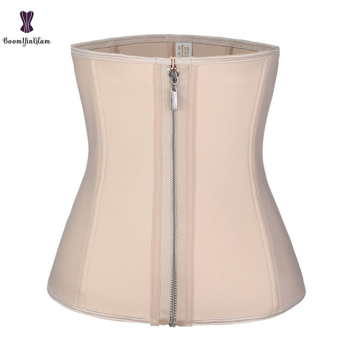 Zwart dames afslankband corset. Deze corrigerende figuurvormer creëert een prachtig zandloperfiguur.