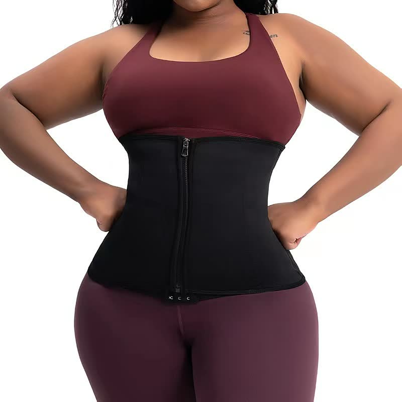 Corrigerende beige dames body shaper, perfect als tailletrainer voor zandloperfiguur. Ook in grote maten.