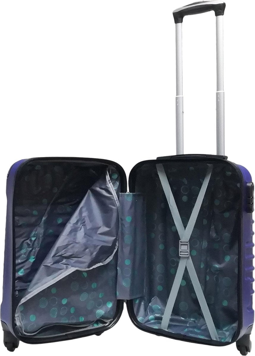 Stijlvolle en robuuste 2-delige ABS reiskofferset van Ventura voor comfortabel reizen.