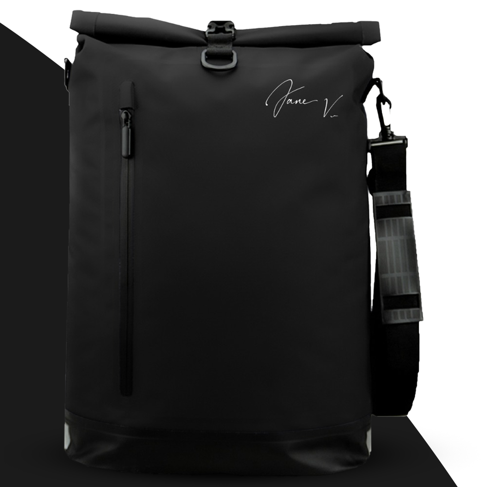 Veelzijdige MultiBag™ fietstas en rugzak met rolltop sluiting, ideaal voor woon-werkverkeer en outdoor.