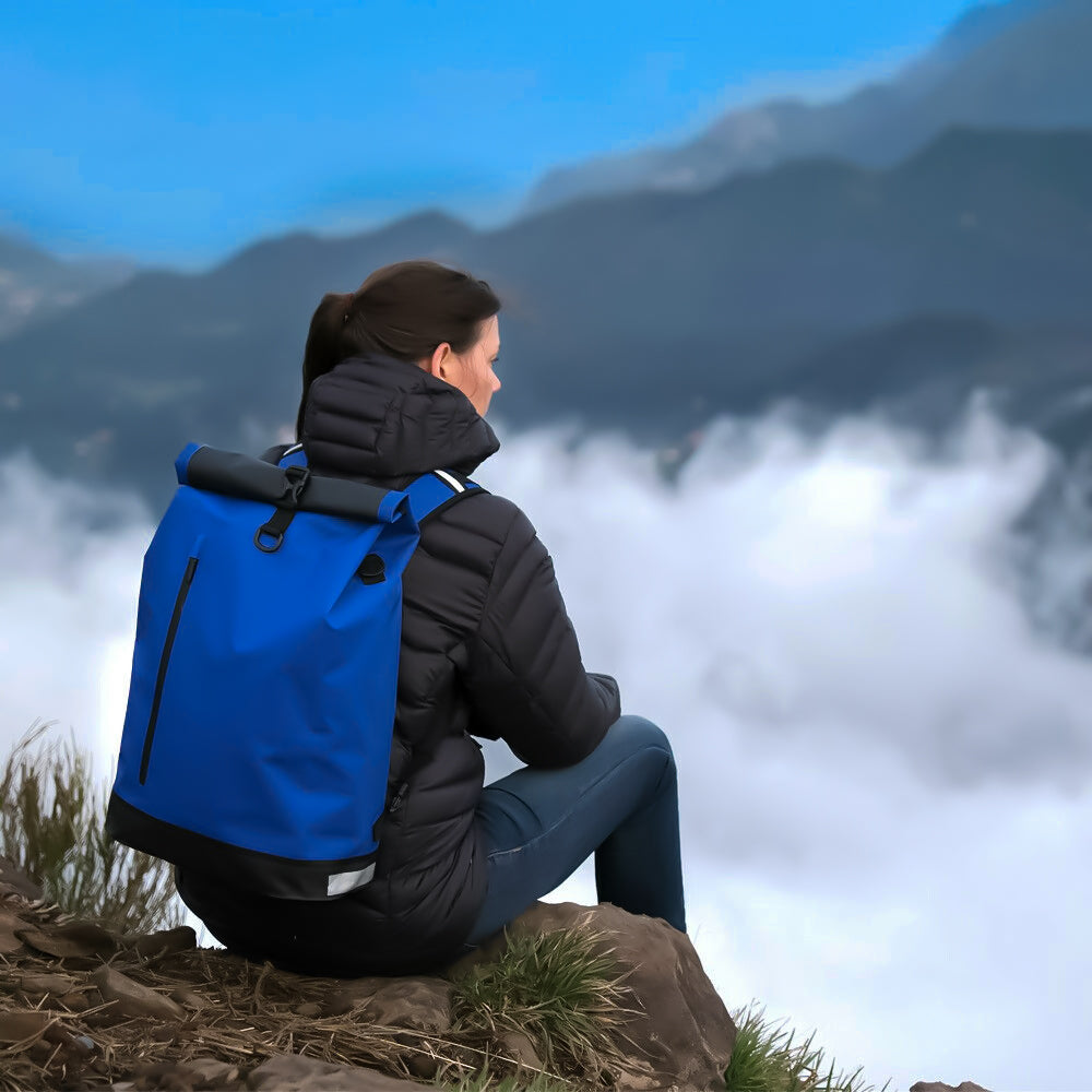Robuuste 3-in-1 tas voor outdoor avonturen, als fietstas of comfortabele rugzak te gebruiken.