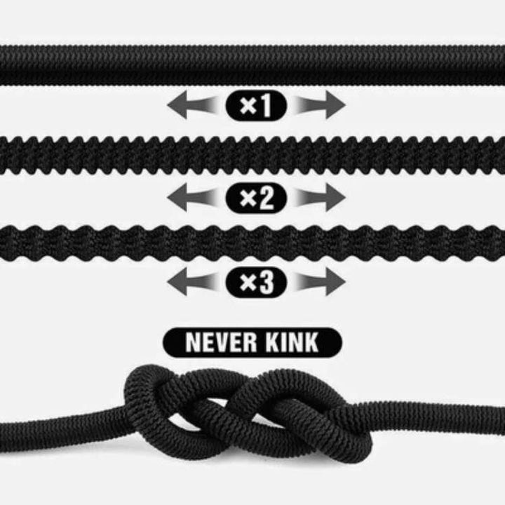 Flexibele 30m waterslang die uitrekt, ultra duurzaam en anti-kink voor moeiteloze tuinirrigatie.