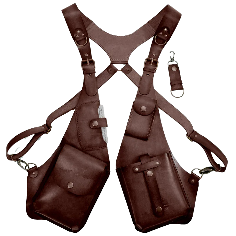 Stijlvolle anti-diefstal schoudertas, unisex festival tas, perfect voor reizen en veilige opslag van spullen.