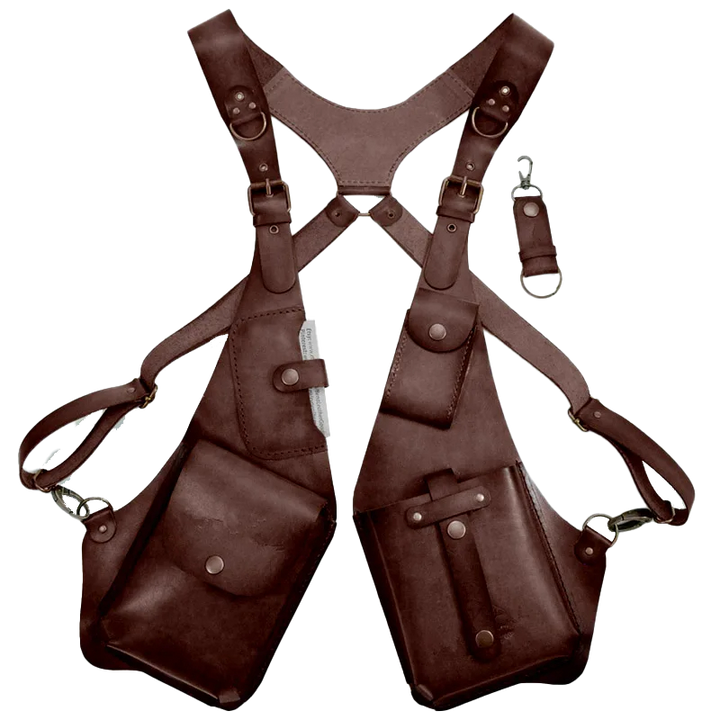 Stijlvolle anti-diefstal schoudertas, unisex festival tas, perfect voor reizen en veilige opslag van spullen.