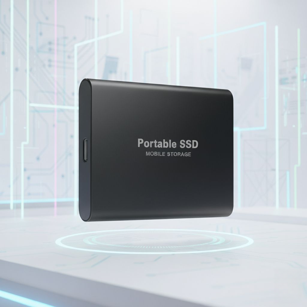 Compacte rode SSD voor Android, pc en game opslag. Een snelle, draagbare solid state drive.