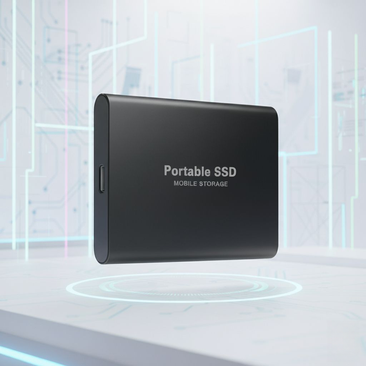 Compacte rode SSD voor Android, pc en game opslag. Een snelle, draagbare solid state drive.