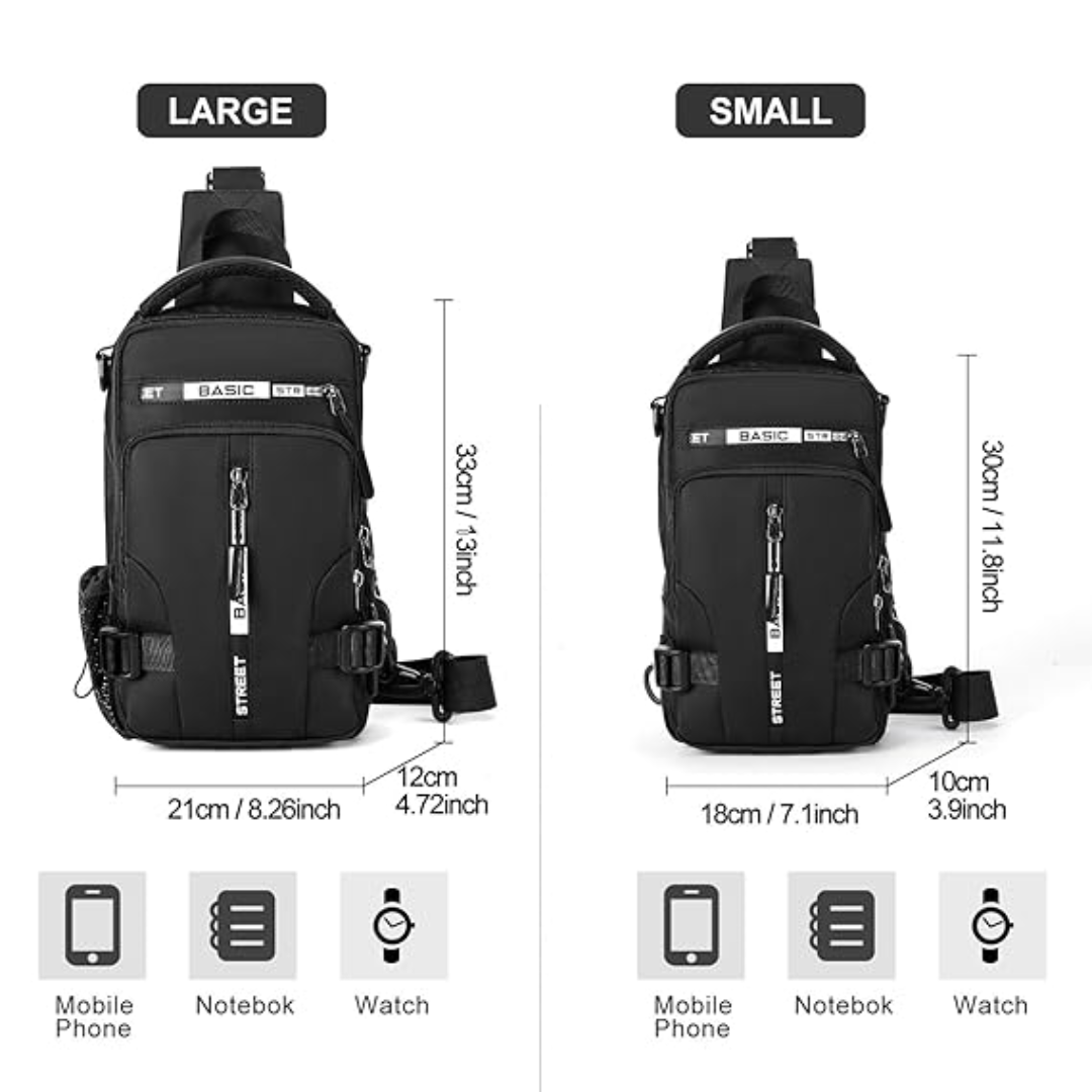 UrbanLite compacte sling rugzak – de perfecte lichtgewicht crossbody voor dagelijks gebruik.