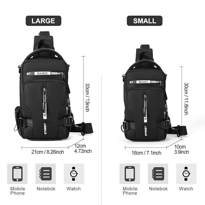 UrbanLite compacte sling rugzak – de perfecte lichtgewicht crossbody voor dagelijks gebruik.