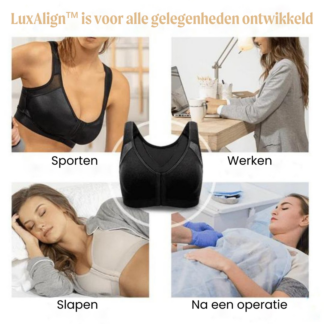 Effectieve houdingscorrectie en rugsteun met deze ademende dames comfortbeha.