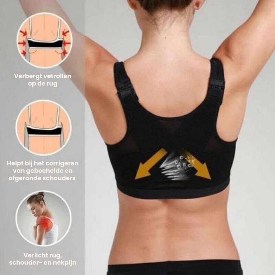 Elegante bralette houdingsbeha voor dames, combineert stijl met effectieve rugsteun.