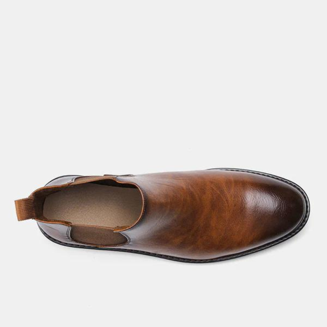 Tijdloze zwarte David Chelsea heren boots; comfortabele en stijlvolle schoenen, perfect voor elk seizoen.