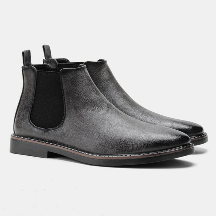 David Chelsea heren boots: comfortabele zwarte laarzen, elegante herenschoenen voor een stijlvolle look.