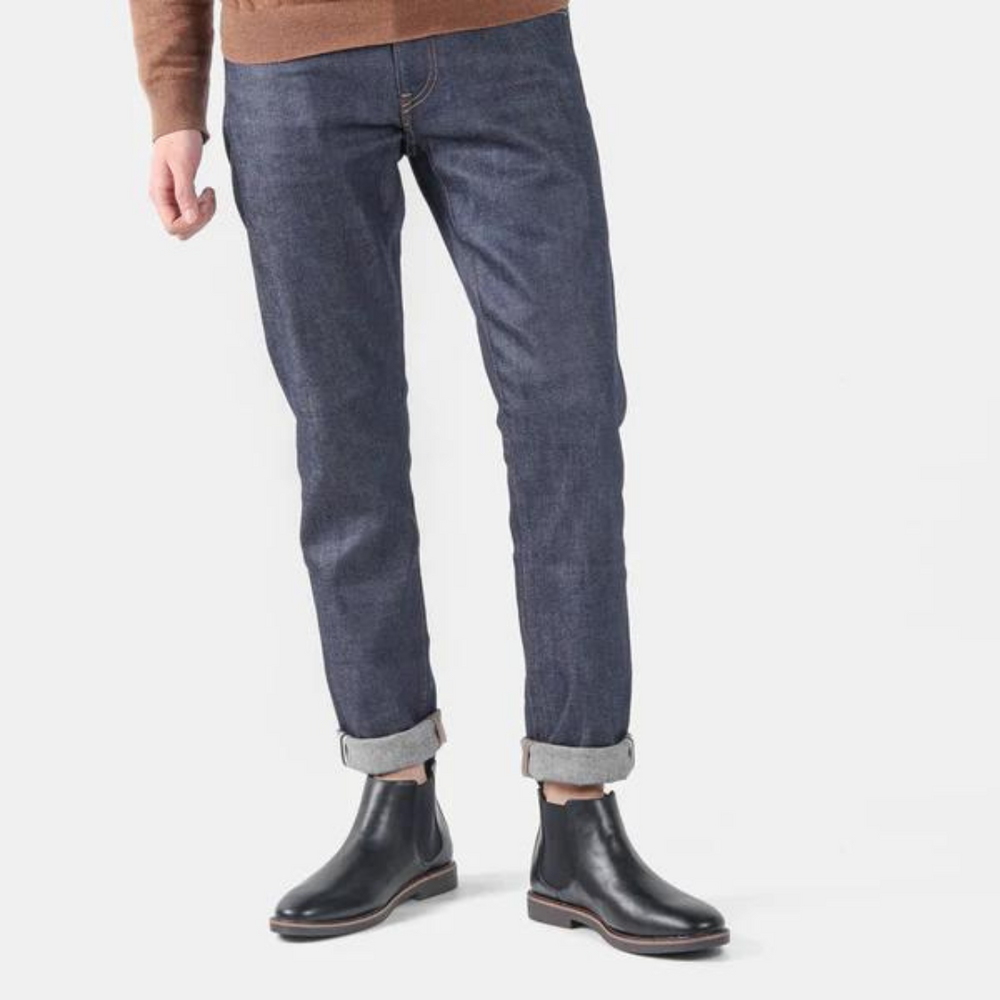 Elegante zwarte David Chelsea boots; comfortabele herenschoenen voor zowel casual als formele gelegenheden.