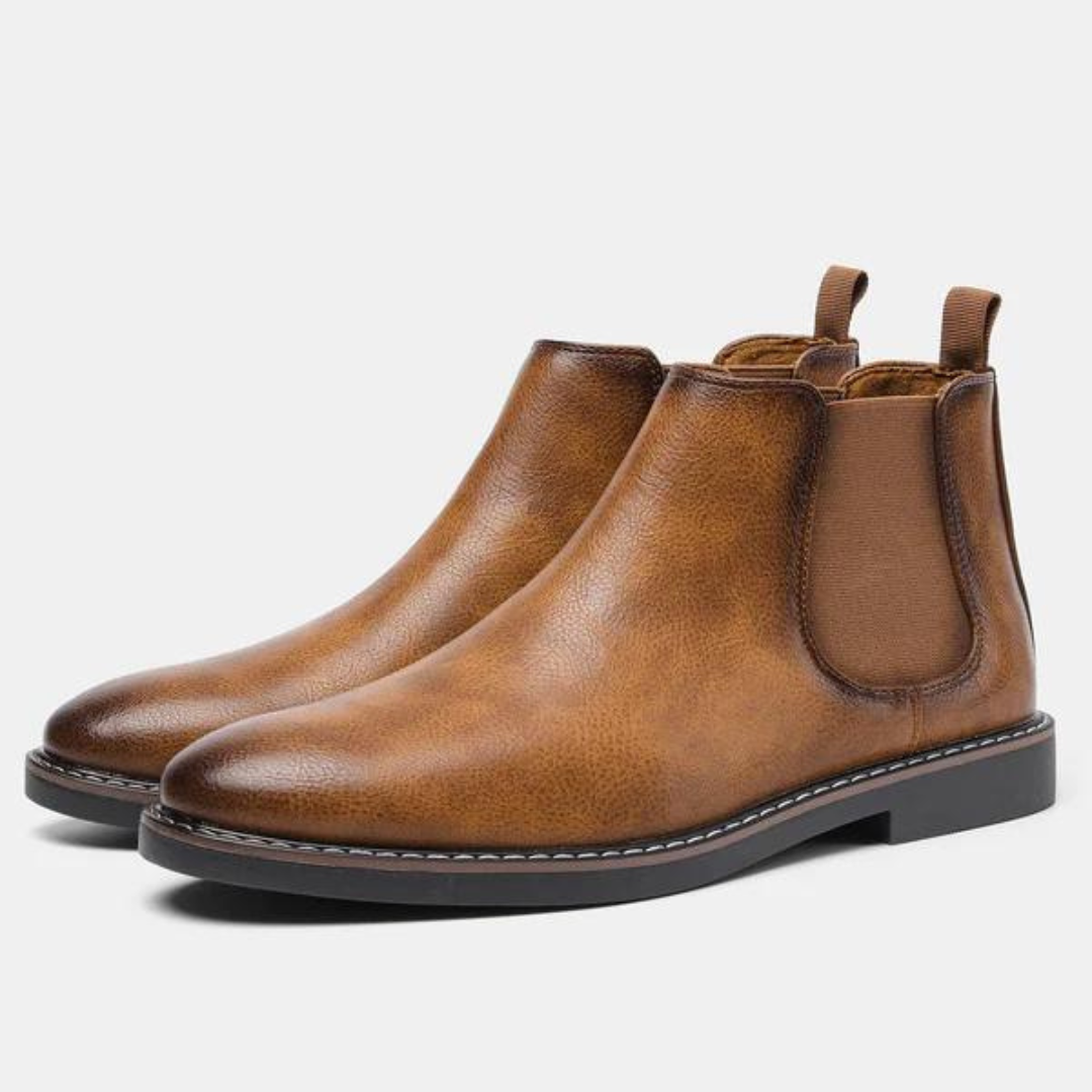 Stijlvolle David Chelsea heren boots, zwarte laarzen; tijdloos, comfortabel en essentieel schoeisel.