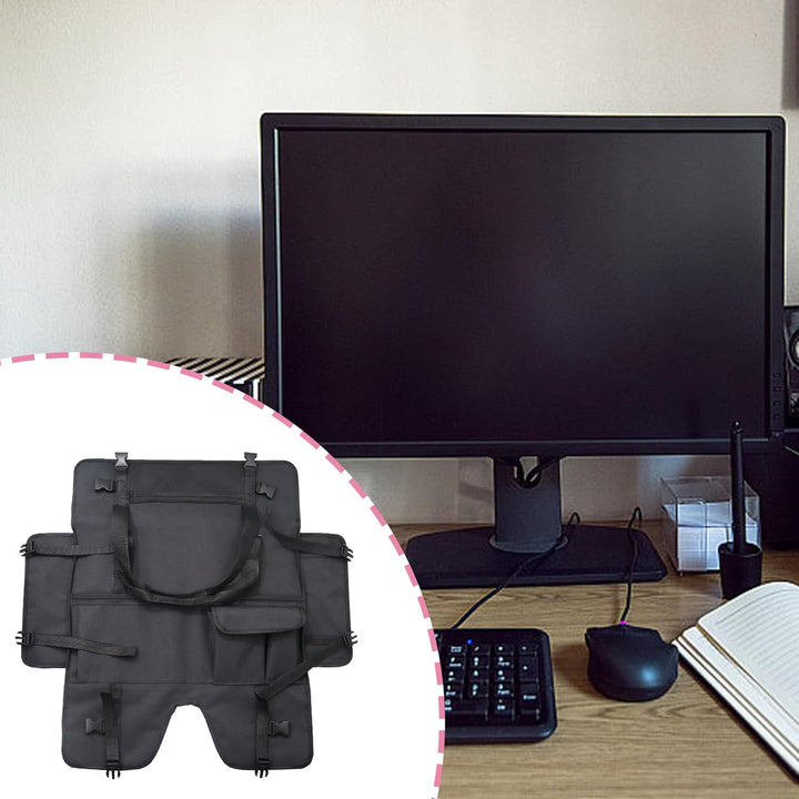 Beschermende draagbare monitortas met rits, stofdicht en krasbestendig voor uw display.