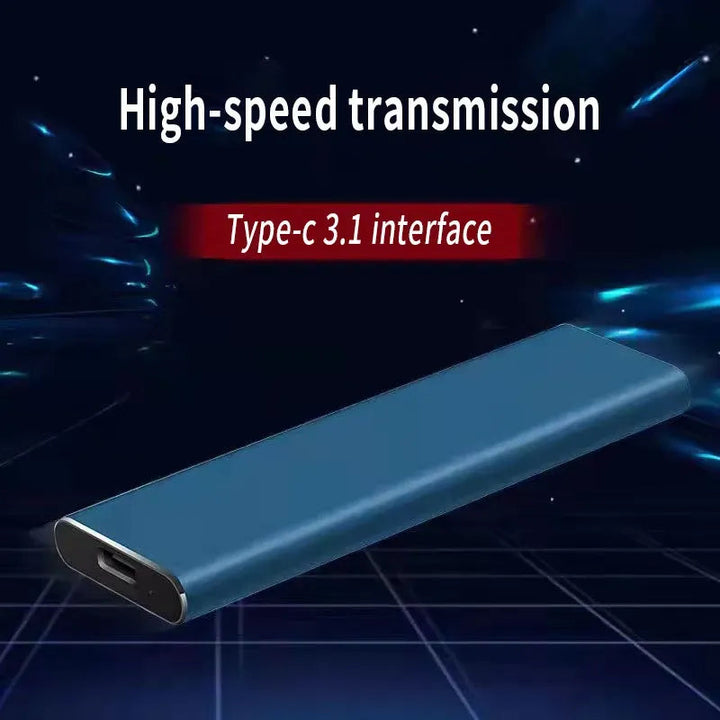 Slanke externe harddisk 4TB, USB-C connectiviteit voor efficiënte mobiele dataopslag.
