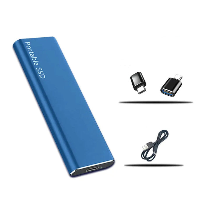 Moderne 4TB externe harddisk USB-C, biedt snelle en ruime draagbare opslagcapaciteit.