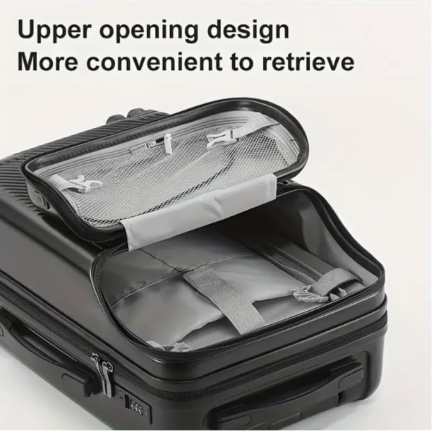 Veilige 20 inch hardshell reiskoffer met TSA-combinatieslot; ideaal voor internationale vluchten.
