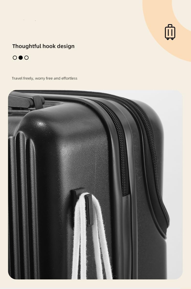 Compacte 20 inch handbagage koffer met hardshell, TSA-slot, USB en bekerhouder. Perfect voor korte trips.
