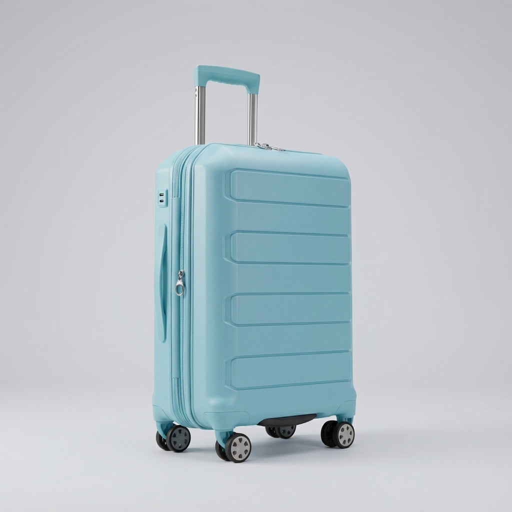 Hardshell spinner koffer met slimme indeling en uitbreidbaar volume voor al uw benodigdheden.