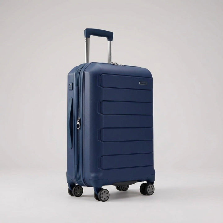Moderne reiskoffer met 360° spinner wielen en robuuste hardshell; perfect voor elke reis.